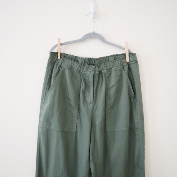 Eileen Fisher Nori Organic Cotton Twill Pants - Picture 3 of 10